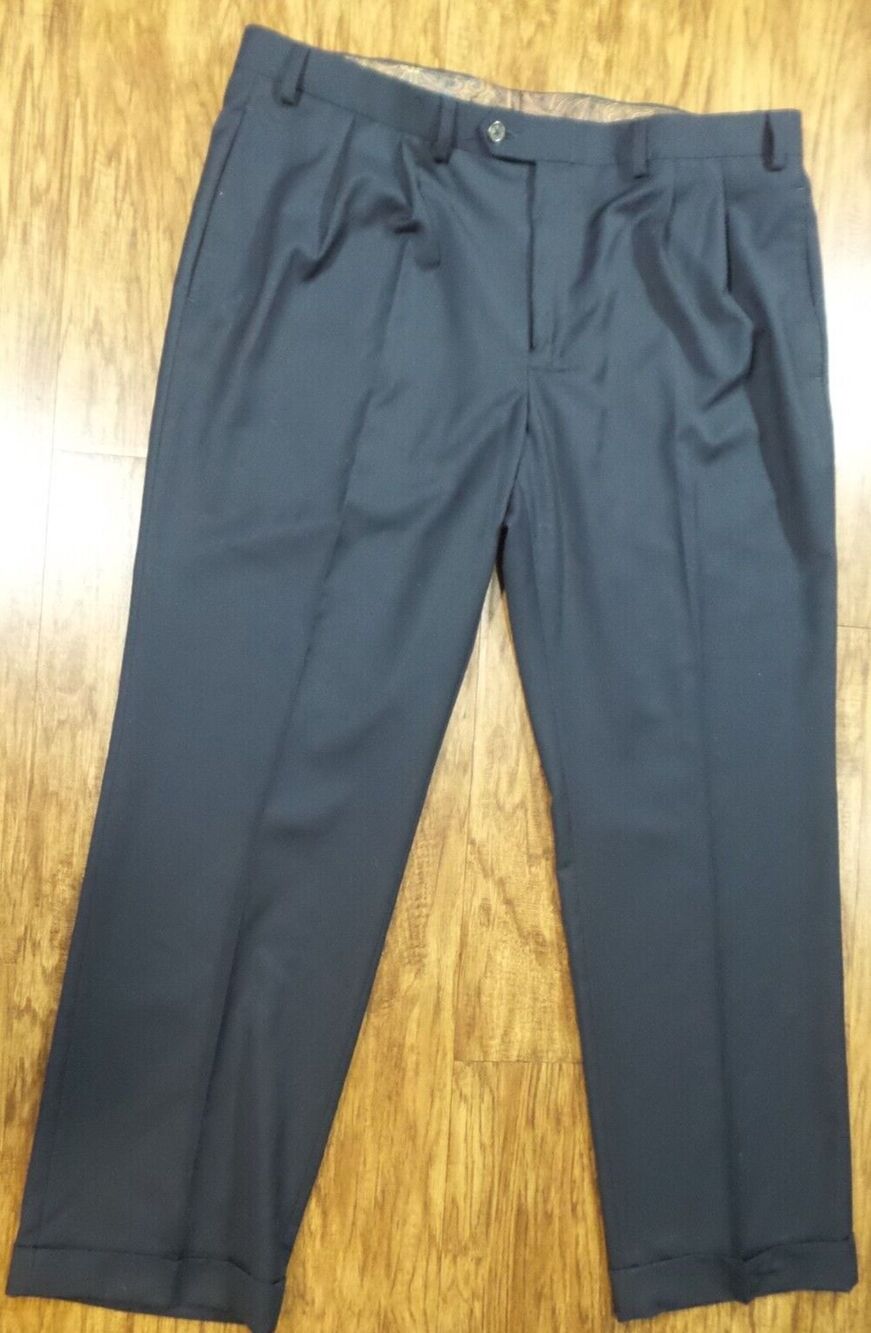Lauren by Ralph Lauren Dress Pants Mens 38Wx30L Navy Slacks